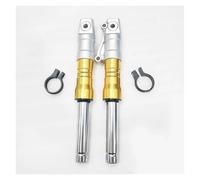 ZhyoNgFu Suspensiones Amortiguadores Un Par De Amortiguadores De Horquilla Delantera para Motocicleta De 310 Mm, 370 Mm Y 27 Mm para H-da DIO 50 AF18 AF28 AF34 AF35 AF36 AF56 Z4 50cc.(310mm-E)