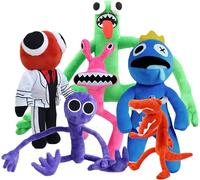 ZHYUAD Compañeros de Peluche Anime, Adorables Peluches Kawaii Suaves, Animales Hechos a Mano, Dulces Peluches, Monstruos, Perfectos como Regalos para niños en Halloween y Navidad (6 Muñecas)