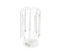 ZHYUAN Organizador de joyas, Organizador de joyascolgante, con gancho, tipocolgante, Soporte para collares y joyas, Soporteparacollares, Exhibidor de joyas, adecuado para collares y pulseras