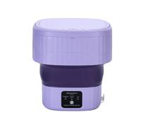 zhyunvd Camping, Lavadora portátil bajo Consumo de Agua y Consumo de energía,con escurridor,para Ropa de Bebé,Ropa Interior o Artículos Pequeños,Dormitorio, Camping,Lavandería de Viaje RV Purple