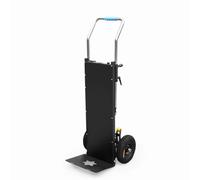 zhyunvd Carro Eléctrico para Subir Escaleras,Carros para Subir Escaleras con Carga,Salvaescaleras Portátil,Sube-Escaleras Eléctrico con Carretilla De Mano Black