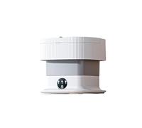 zhyunvd Lavadora Móvil Portátil Plegable Lavadora,bajo Consumo de Agua y Consumo de energía,con escurridor,para Ropa de Bebé,Ropa Interior o Artículos Pequeños,Dormitorio,Camping Gray