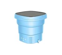 zhyunvd Lavadora Móvil Portátil Plegable Lavadora,Lavadora Pequeña,para Ropa de Bebé,Ropa Interior o Artículos Pequeños,Dormitorio,Camping,Lavandería de Viaje RV Blue