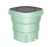 zhyunvd Lavadora Móvil Portátil Plegable Lavadora,Lavadora Pequeña,para Ropa de Bebé,Ropa Interior o Artículos Pequeños,Dormitorio,Camping,Lavandería de Viaje RV Green