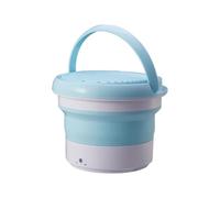 zhyunvd Lavadora Móvil Portátil Plegable Lavadora,Lavadora portátil para Ropa de Bebé,Ropa Interior o Artículos Pequeños,Dormitorio,Camping,Lavandería de Viaje RV Blue