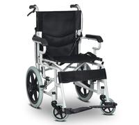 zhyunvd Silla De Ruedas Autopropulsable para Adultos,Silla con Ruedas para Minusválidos,Sillas De Ruedas para Adultos,Reposapiés Extraíbles Y Reposabrazos Abatibles,para Mayores, para Minusválidos B