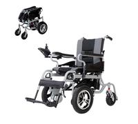 zhyunvd Silla De Ruedas Eléctrica para Adultos, Silla De Ruedas Eléctrica Inteligente Ligero,De Ruedas Plegable Eléctrica Portátil Eléctrica,con Joystick De Fácil Manejo,Aprobación De Aerolíneas 20a