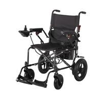 zhyunvd Silla De Ruedas Electrica Plegable Ligera,Silla De Ruedas Electrica Plegable Ligera Adultos,con Joystick De Fácil Manejo,con Control Trasero,Seguras Y Fáciles De Conducir para A,20A