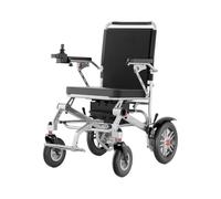 zhyunvd Silla Ruedas Electrico,De Ruedas Plegable Eléctrica Portátil Eléctrica,Silla De Ruedas Eléctrica con Amortiguadores,para Todos Los Terrenos,Estable Y Fuerte,Aprobado por La Aerolínea 20A