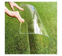 ZHZHXR 1mm Lámina de Policarbonato Flexible for Techos, Panel de Techo de Plástico, Fácil Cortar Placa Duradera de PC for Jardín, Terraza(0.6x3m)