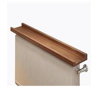 ZHZHXR Baldas Flotantes Pared Forma de U Estantes de Pared 1 Estante Fácil Instalación para Sala Estar, Dormitorio, Baño, Maximiza el Espacio Disponible(Brown,90x12cm/35.43x4.72in)