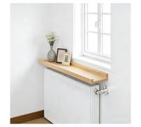 ZHZHXR Estante para Radiador, Balda Radiador Taladro Añade Espacio Adicional para Sala de Estar, Cocina, Dormitorio, Baño, Fácil Instalación(Natural,30x15cm/11.81x5.91in)