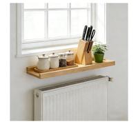 ZHZHXR Estante Radiador Taladrar, Estante Colocar Encima del Radiador Estantes de Pared Cuadros para Sala Estar, Cocina, Dormitorio, Baño, Fácil Instalar(Natural,120x12cm/47.24x4.72in)