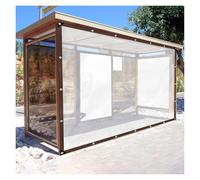 ZHZHXR Lona Transparente Exterior Lona Transparente Resistente al Agua Cortinas Transparentes Cenador para Plantas, Patios, Pérgolas, Porches E Invernaderos (3x7m/9.84x22.96ft)