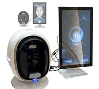 ZHZWwansuGE Analizador Facial De 13,3″/21,5″, Analizador Inteligente De Piel con IA, Imágenes De 8 Espectros, 20 Elementos De Prueba, Análisis Y Predicción De Síntomas De La Piel White-21.5in