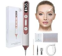 ZHZWwansuGE BolíGrafo De Plasma De 19 Niveles, para Eliminar Pecas, Lunares, Verrugas Y Marcas En La Piel, Sin DañAr La Piel, Recargable Y PortáTil, con Luz Auxiliar