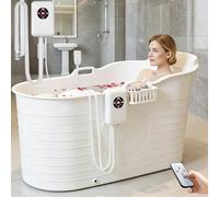 ZHZWwansuGE Calentador De Agua para Bañera De Inmersión, Calentador De Temperatura Constante, Ajuste De Temperatura De 30 A 43°C, Separación De Agua Y Electricidad, para Varios Tipos De Bañeras.