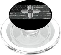 Zia & Stars: Un Tributo a Nuevo México USA - Versión Camo - NM PopSockets PopGrip para MagSafe