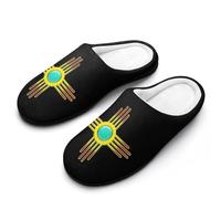 Zia Sun Pueblo New Mexico - Pantuflas de casa para hombre, para interiores y exteriores, con suela de goma, Estilo:, 42.5 EU