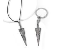 ZIAFRPN Anime Hollow Knight Pure Nail Sword Bone Pendant Collar Moda Geometría Cadena Cadena Gargantilla Collar para Mujeres Hombres Joyería Genial