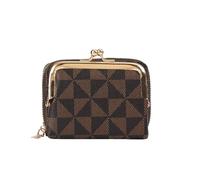 ZIAFRPN Cartera de Mujer Europea y Americana transfronteriza con Clip Corto de Mujer Impresa Cartera Cero 30% de Descuento versátil Estudiante de Mujer w