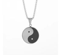 ZIAFRPN Collar Colgante de Tai Chi Antiguo I Ching Bagua para Hombres y Mujeres Reza por la Buena Suerte Adorno de joyería felicitaciones Regalos