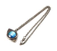 ZIAFRPN Collar con colgante de amuleto de ojo de The Promised Neverland, azul, regalo de joyería de anime para mujeres y hombres