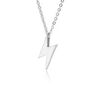 ZIAFRPN Collar con Colgante de Rayo Retro para Hombres Collares de Color Negro Dorado Rayo Trueno Flash Encanto Joyería Masculina
