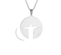 ZIAFRPN Collar Cristo Redentor Brasil Río de Janeiro Amuleto de Cadena de Jesús Regalo para Mujer Hombre Joyería De Moda