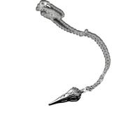 ZIAFRPN Collar de Calavera de pájaro Que Vende novedades de Moda Cabeza de Cuervo estéreo Calavera Colgante Collar Cadenas Collar de Mujer
