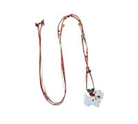ZIAFRPN Collar de dopamina Colorido Collar de Perro Salchicha Colorido para niñas Cadena de suéter Lindo Cadena de Cuello versátil Accesorios Lindos para Mascotas
