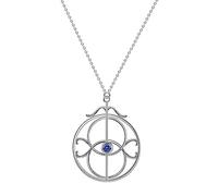 ZIAFRPN Collar de Ojo de Elena Trono de Cristal Joyería Collar de Moda Libresco para Mujeres Clavícula Gargantilla Enviar a Amigos Regalos Librescos