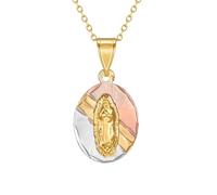 ZIAFRPN Collar para Hombre Charm Colgante Collar para Mujer Hombre, Unisex Fe Joyería Collar de Moda