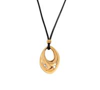 ZIAFRPN Collares de Amistad para Hombre Collar con Colgante de lágrima Elegante 2024 a Prueba de óxido declaración de joyería Inusual