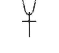 ZIAFRPN Collares de joyería para Hombres Collares básicos de Cruz para Hombres niños, Collar Colgante de Cruz Impermeable, joyería de Regalo religioso de oración Cristiana