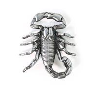 ZIAFRPN Cool Scorpion King Leather Belt Buckle Scorpid Western Statement Leather Craft Cowboy Man Male Jeans Strap Accesorio