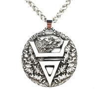 ZIAFRPN Dios Eslavo Oso Pata Amuleto Colgante Joyería Vikinga Collar Gótico Talismán