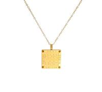 ZIAFRPN Inscripción hebrea Ana Bekoach Collar Arcángel Azriel Protección Amuleto Joyería judía