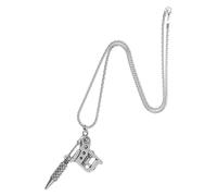 ZIAFRPN Moda Clásica Moda Vintage Ouroboros Collar Amuleto de Nudo Celta Nórdico para Hombres Mujer Premio Statement