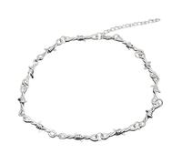 ZIAFRPN Moda: Collar Unisex de Hierro de Hierro para Damas, Regalo de Collar de Alambre de espino Estilo Punk gótico Estilo Hip-Hop