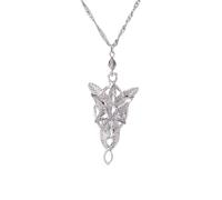 ZIAFRPN Moda El Señor Collar de Arwen Evenstar Colgante Collar Joyería Cristal Crepúsculo Estrella Colgante Torque Regalo para Mujeres