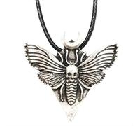 ZIAFRPN Moda Luna Sulla Morte Falena Farfalla Insetto Gioielli Pendente Collana per Le Donne Uomini prezzie