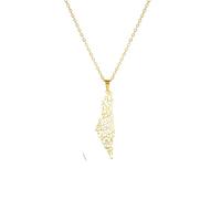 ZIAFRPN Moda Palestina Mappa Pendente Collane per Le Donne Uomini Hollow Mappa Collana Choker Catena Maschile prezzie