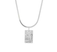 ZIAFRPN Pequeño Tarot The Star Star Colgante Serpiente Cadena de Hueso Collar de Lujo Ligero para Mujer Joyería