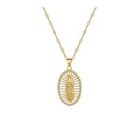 ZIAFRPN Retrato Hueco en Forma de Huevo Temperamento de Lujo Ligero Hermoso Collar Cadena de clavícula versátil Femenina