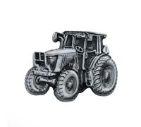 ZIAFRPN Western Metal 3D Tractor Cinturón Hebilla Vapor Punk Vaquero Granja Peltre Hombre Novio Hip-Hop Hecho en Casa Jeams Accesorios Regalo