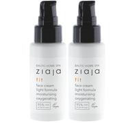 Ziaja Baltic Home Spa Crema Facial Hidratante Y Oxigenante Fórmula Ligera, Marrón, Fruity, 50 Mililitro (Paquete de 2)