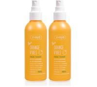 Ziaja COCONUT & ORANGE VIBES Tónico facial hidratante y refrescante con notas de Naranja 190ml (Paquete de 2)