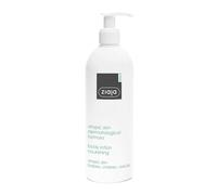 Ziaja Med Loción Corporal Nutritiva para Piel Atópica, Fórmula Dermatológica, Sin Perfume, para Bebés, Niños y Adultos 400ml