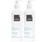 Ziaja Med Loción Corporal Nutritiva para Piel Atópica, Fórmula Dermatológica, Sin Perfume, para Bebés, Niños y Adultos 400ml (Paquete de 2)